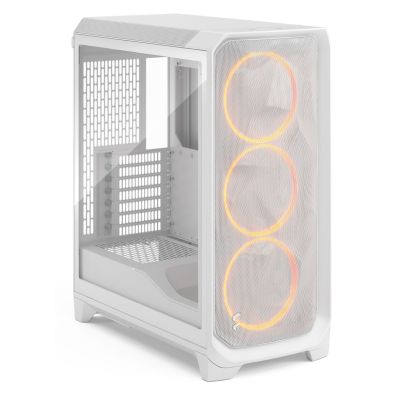 3. Fractal Meshify 3 White RGB TG Midi Tower Gaming case
