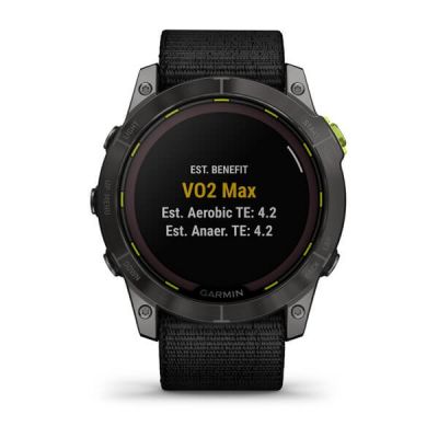5. Garmin Enduro 2 Solar Black Carbon Gray DLC Ti Ultrafit Band 010-02754-01 Sports Watch