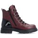 2. Women's insulated burgundy worker boots Rieker Z9152-35