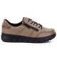 2. Women's beige leather platform shoes Vinceza 133130