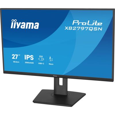 30. iiyama ProLite XB2797QSN-B1 computer monitor 68.6 cm (27") 2560 x 1440 px Quad HD LCD Black