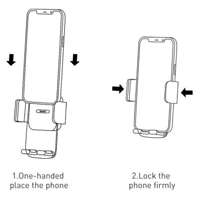 14. Baseus car holder for air vent black (SUYK000101)