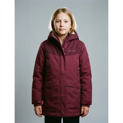 3. Trollkids Girls Oslo Coat PRO insulated jacket for girls, pink (456-421)