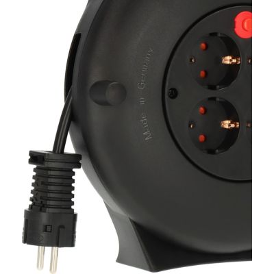 6. Brennenstuhl 1093900 10 m power strip 4 x network sockets Indoor Black