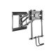 TV wall mount 43"-50"/35kg 1TFT 4Gelenke pull-down black