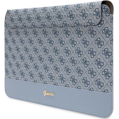 2. Guess 4G Stripe Metal Logo case for a 14" laptop - blue