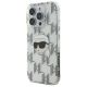 2. Karl Lagerfeld IML Karl Head Electroplated iPhone 16 Pro Case - Clear
