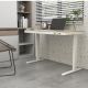 12. Tuckano Electric Height Adjustable Desk ET119W-C White/Oak. Desk top dimensions 120 x 60cm.