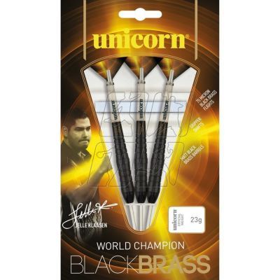 6. Darts steel tip Unicorn Black Brass - Jelle Klaasen 21g: 27670 | 23g: 27671 | 25g: 27672