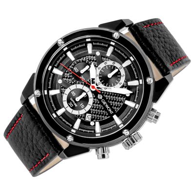 3. Men's Watch Giewont Chronograph Sapphire Black GW8810-A1