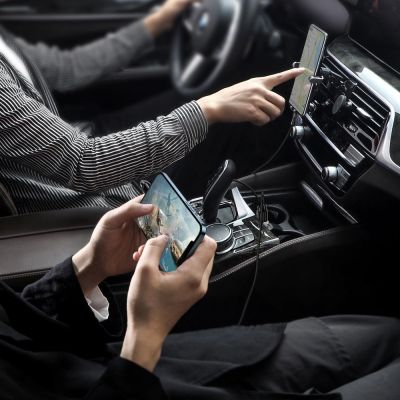 11. Baseus Grain Pro car charger 2x USB 4.8 A white (CCALLP-02)