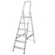 2. AWTOOLS freestanding aluminum ladder 6 steps 150 kg