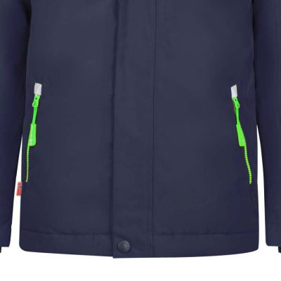 4. Trollkids Kids Holmenkollen Snow Jacket Pro Hooded Winter Jacket Navy Blue (913-100)