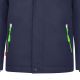 4. Trollkids Kids Holmenkollen Snow Jacket Pro Hooded Winter Jacket Navy Blue (913-100)