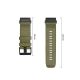 3. Tech-Protect Nylon Classic Strap for Garmin Fenix ​​5X / 5X Plus / 6X / 6X Pro / 7X / 8 / 8 Pro / 9 / 9 Pro (47 mm) - green