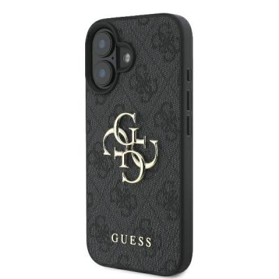 2. Guess 4G Big Logo Case for iPhone 16 - Black