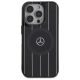 3. Mercedes MB Double Layer Crossed Lines MagSafe iPhone 16 Pro Case - Black