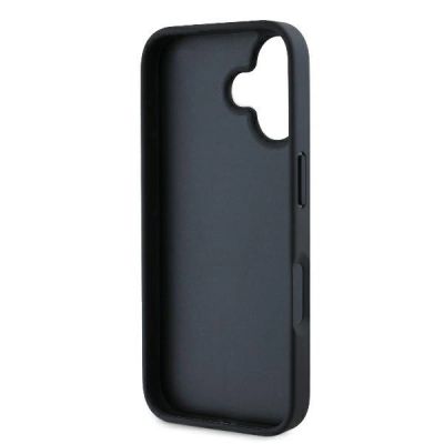 7. Karl Lagerfeld Monogram Karl Head Pin iPhone 16 Case - Black