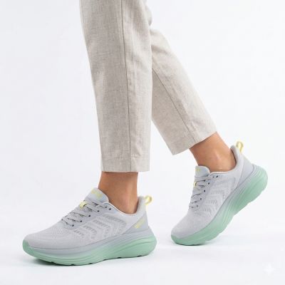 5. Women's gray platform sneakers Big Star TT274048