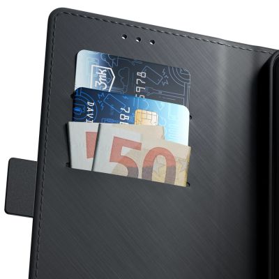 13. 3mk Wallet Case for Xiaomi Redmi 15C - black