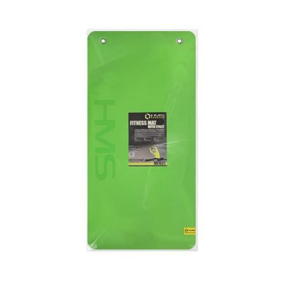 4. HMS Premium MFK01 Green-Black Club Fitness Mat with Holes