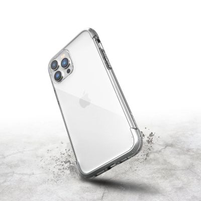 2. Raptic X-Doria Air Case for iPhone 14 Pro armored cover silver