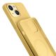 5. 3mk Hardy Silicone MagCase case for iPhone 15 Plus - yellow