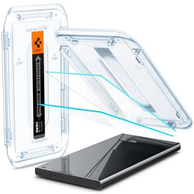 13. Spigen Glas.tR EZ Fit Tempered Glass for Samsung Galaxy S24 Ultra - 2 pcs.