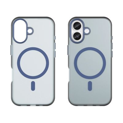 6. Magnetic Abrasive iPhone 17 Case Compatible with MagSafe - Matte Blue