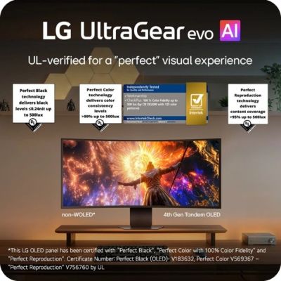 5. LG 39GX950B-B Computer Monitor 99.1 cm (39") 5120 x 2160 px 5K Ultra HD OLED Black