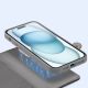 6. Dux Ducis Lawa Leather Case for iPhone 15 - Gray