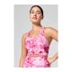 2. CASALL Blossom Square Neck Sports Top Pink