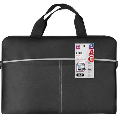 2. DEFENDER LAPTOP BAG LITE 15.6" BLACK-GRAY 26086
