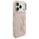 4. Karl Lagerfeld Karl Script Logo iPhone 17 Pro Case - Pink