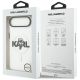 8. Karl Lagerfeld IML Karl Sketch Logo MagSafe Case for iPhone 17 Air - Transparent