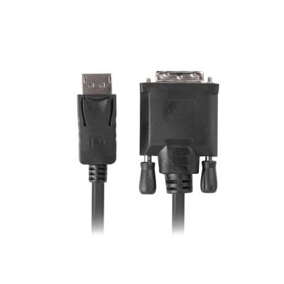 Lanberg CA-DPDV-10CU-0018-BK cable (DisplayPort M - DVI-D M; 1.8m; black)