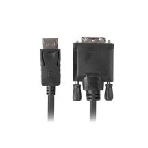 Lanberg CA-DPDV-10CU-0018-BK cable (DisplayPort M - DVI-D M; 1.8m; black)