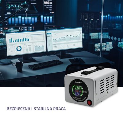 6. Qoltec Automatic Voltage Stabilizer AVR 1000VA