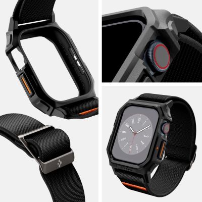 9. Spigen Lite Fit "PRO" Strap for Apple Watch 10 42mm - Black