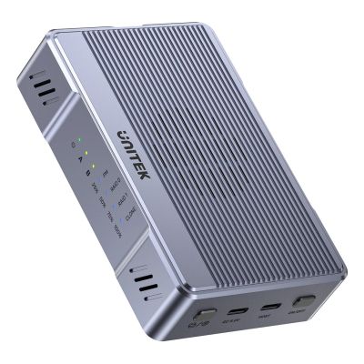 11. Unitek enclosure 2x M.2 20 Gb/s RAID0, RAID1 + cloning