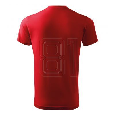 4. Malfini Heavy V-neck M MLI-11107 T-shirt red