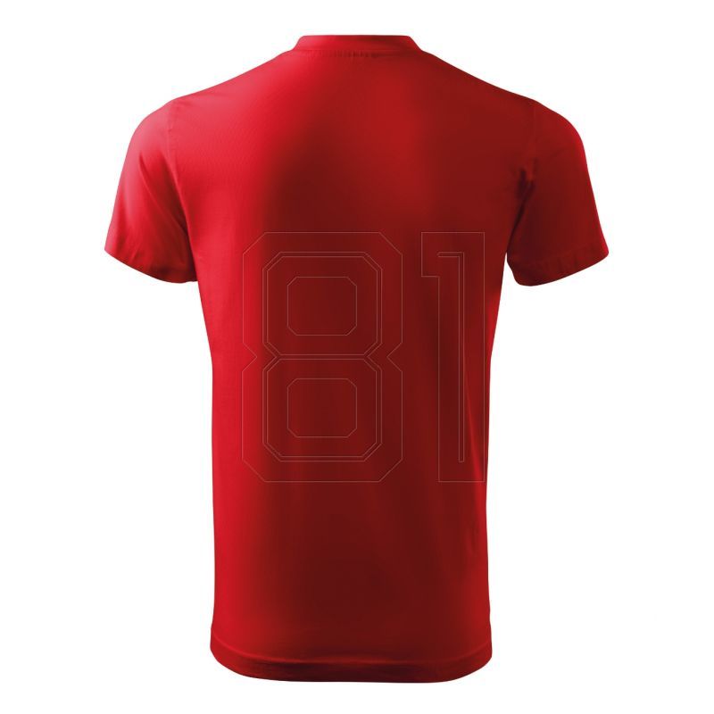 4. Malfini Heavy V-neck M MLI-11107 T-shirt red