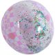 5. INFLATABLE BEACH BALL 50CM PINK GLITTER 53197