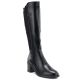 7. Women's high-heeled boots with stretch black Vinceza 58652