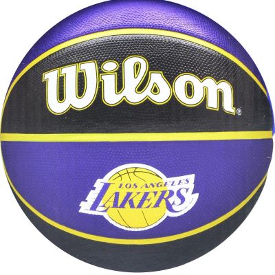 11. WILSON NBA LA LAKERS BASKETBALL CARDBOARD PUMP