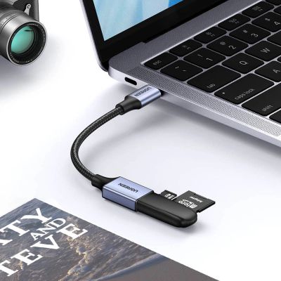 6. Ugreen OTG adapter cable USB-C (male) - USB-A (female) 5Gb/s 0.15m black (US378)