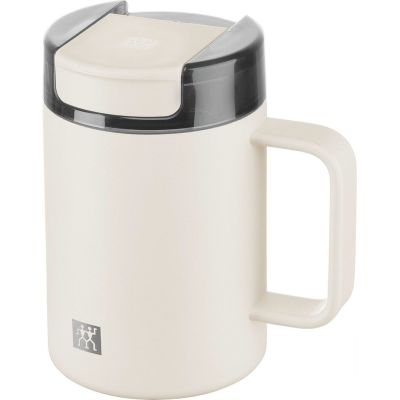 ZWILLING THERMO PLUS Thermal Mug with Handle – 380 ml, Cream