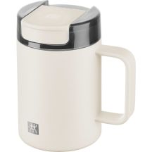 ZWILLING THERMO PLUS Thermal Mug with Handle – 380 ml, Cream