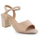 4. Women's beige high heel sandals Vinceza 20275