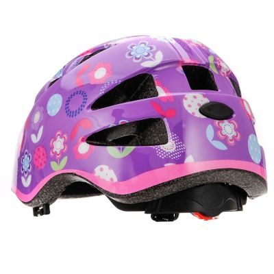 4. Meteor MA-2 flower Junior bicycle helmet 23956